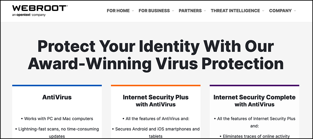 Webroot secure antivirus