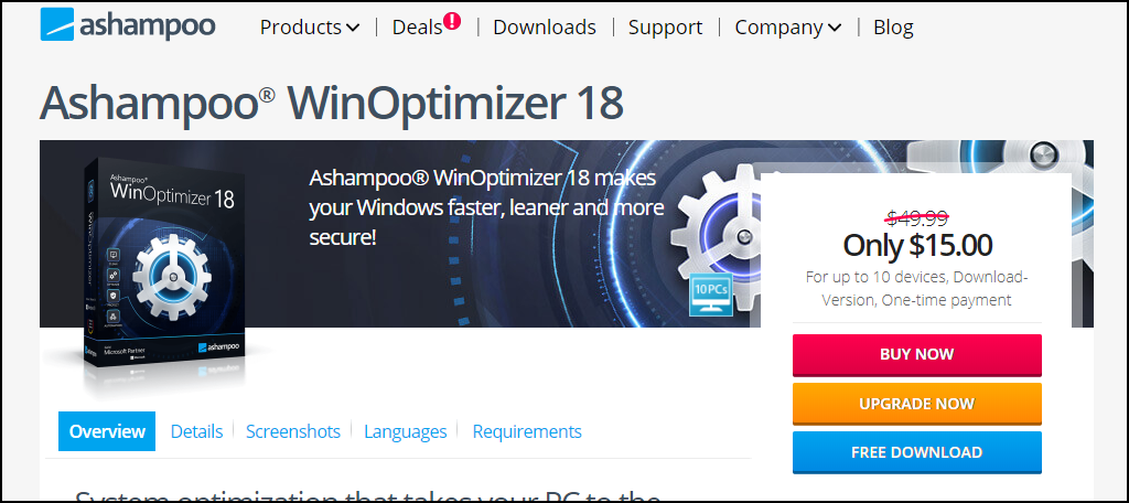 Ashampoo WinOptimizer