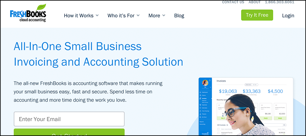 FreshBooks small business accounting software