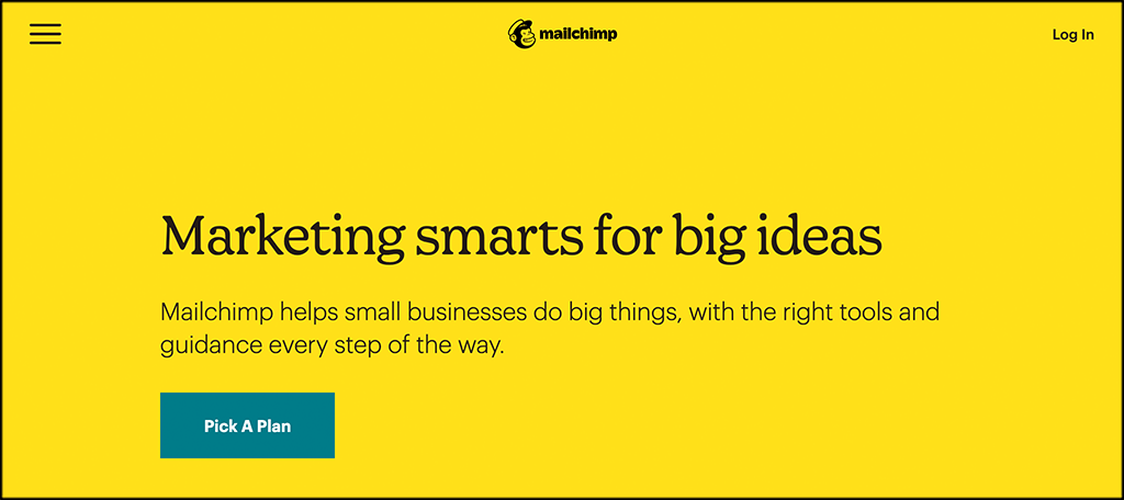 MailChimp email marketing software