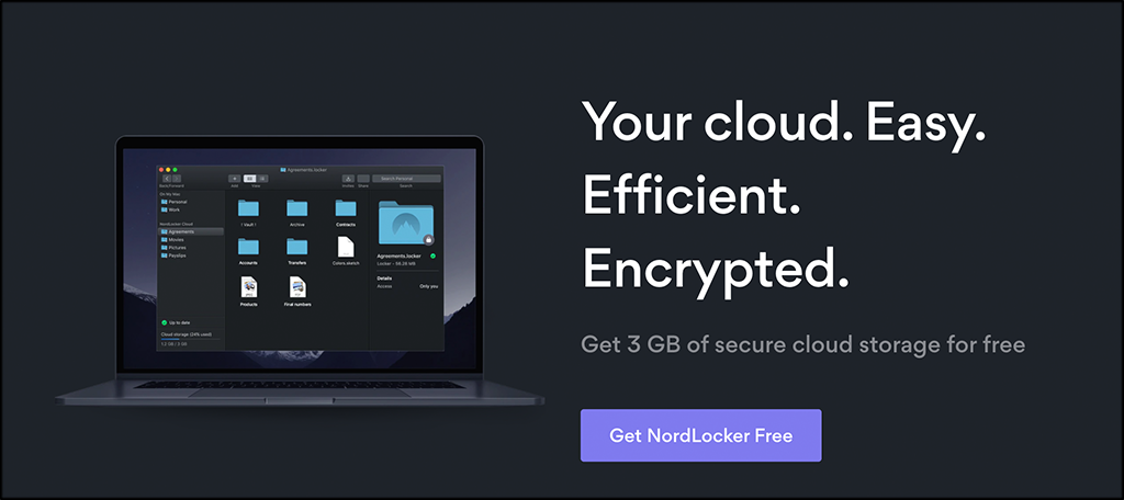 NordLocker encryption software