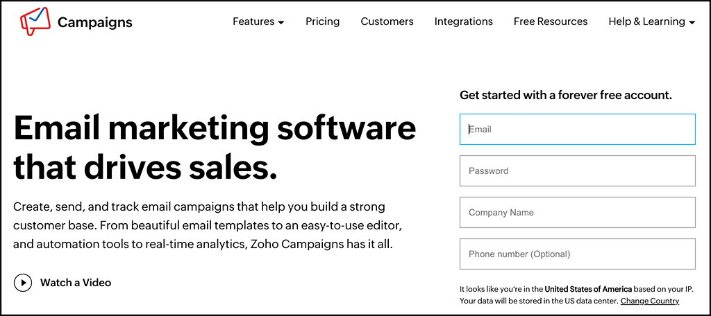 Zoho Campaigns