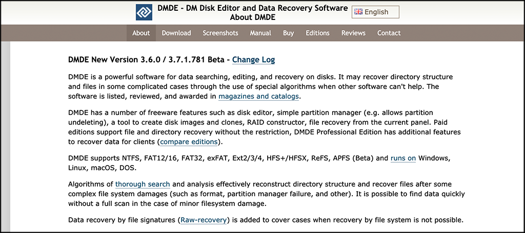 DM Disk Editor and Data Recovery Software