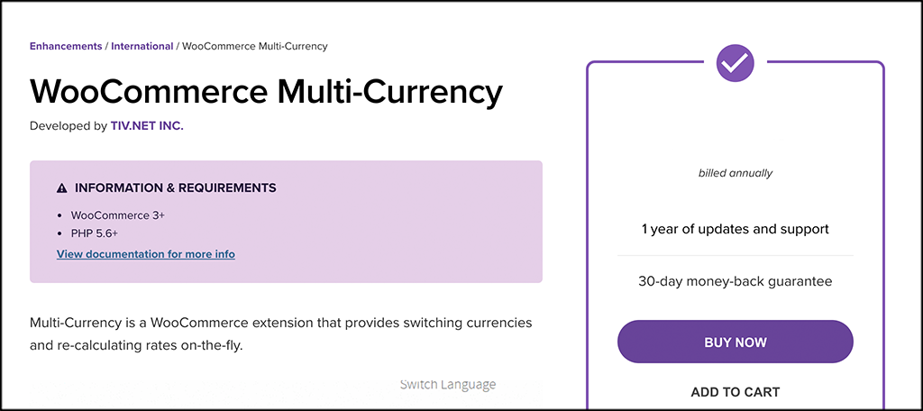 WooCommerce multi-currency woocommerce plugins 