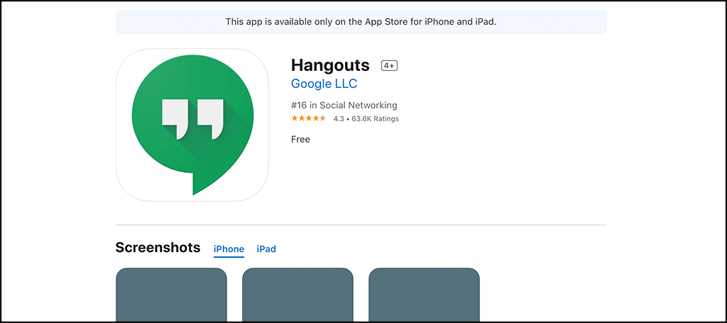 Google Hangouts