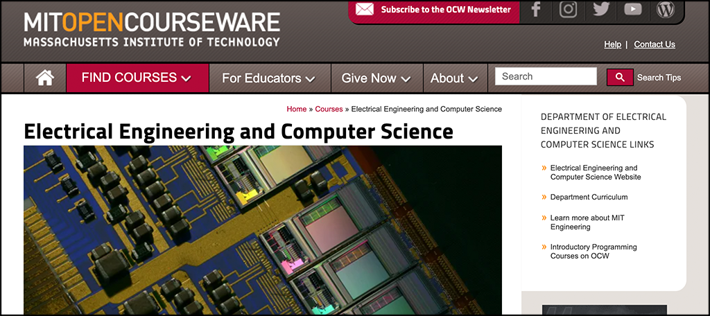 MIT Open Courseware