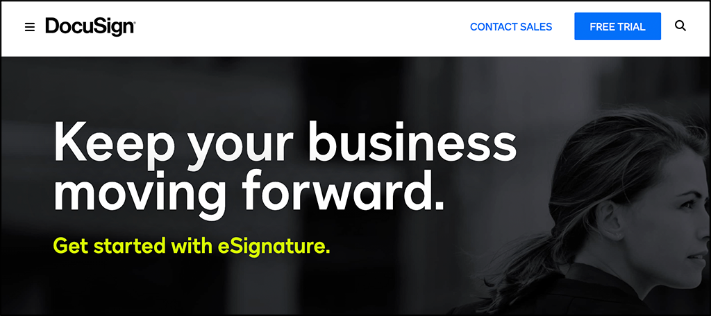 DocuSign contract management software