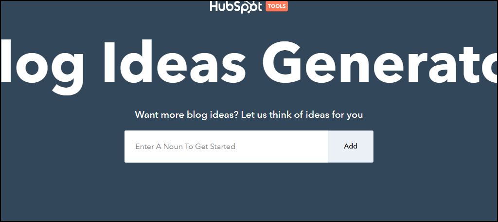 Blog Idea Generator