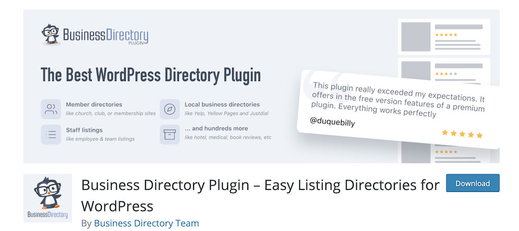 Business Directory plugin for wordpress