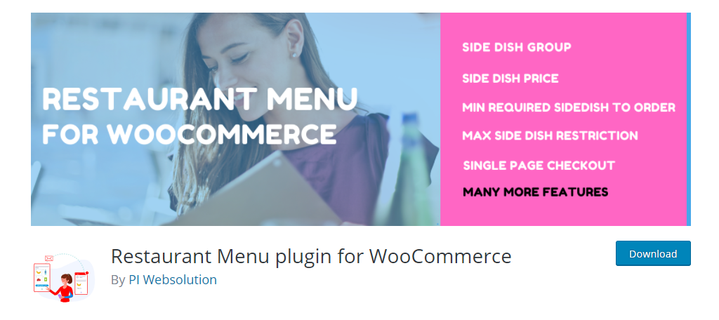 Restaurant Menu Plugin for WooCommerce