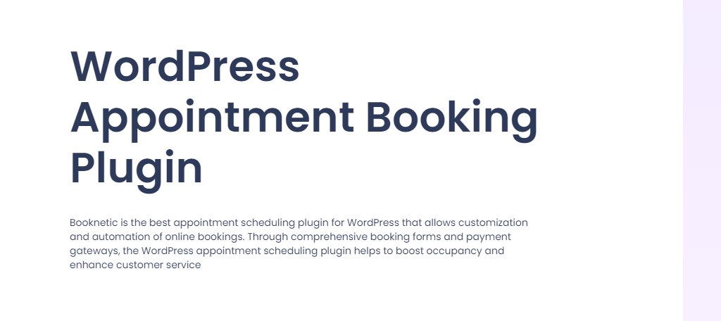 Booknetic is among the best WordPress booking plugins