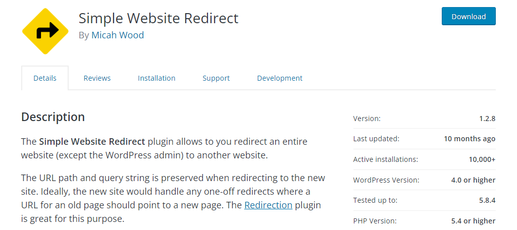 Simple Website Redirect is a great plugin for WordPress when swapping domains