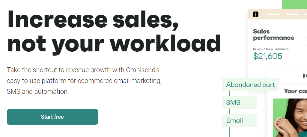 using omnisend for email
