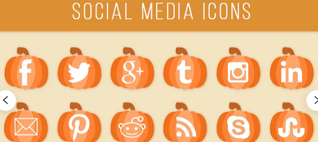 Halloween Social Icons