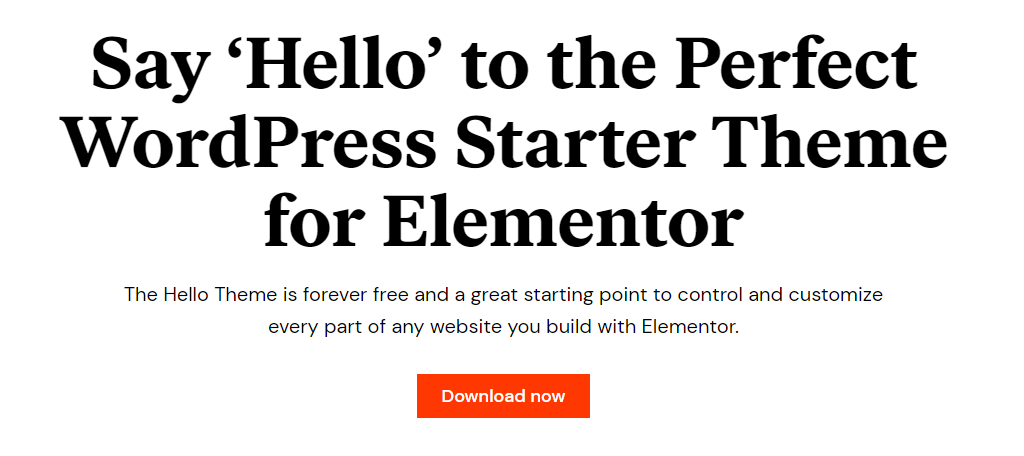 Hello Elementor is one of the most popular themes in WordPress because it is also the fastest