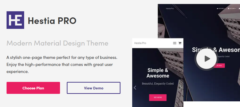 Hestia Pro is among the best responsive themes in WordPress