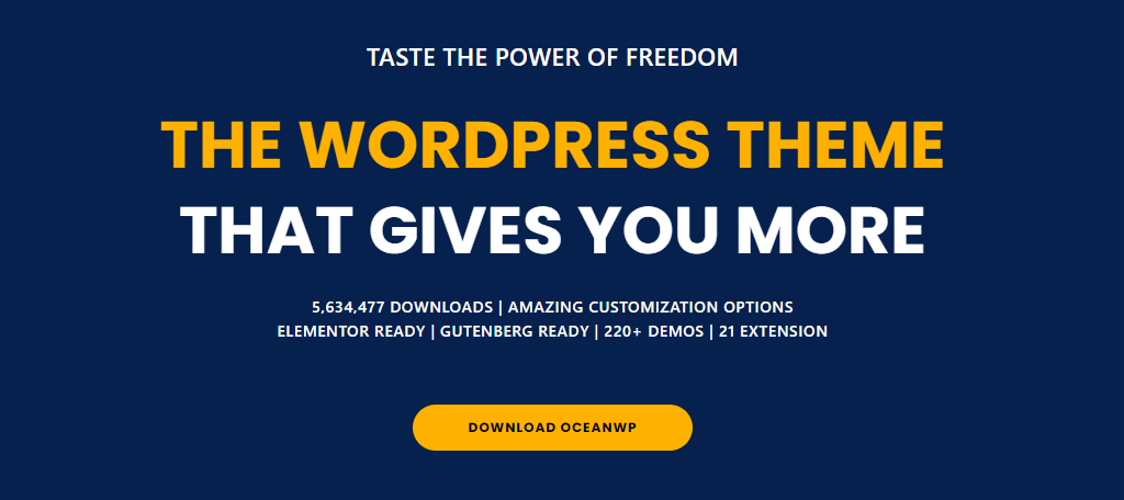 Ocean WP is among the best responsive WordPress themes