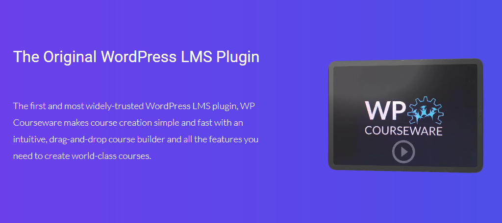 WP Courseware is among the best LMS plugins in WordPress
