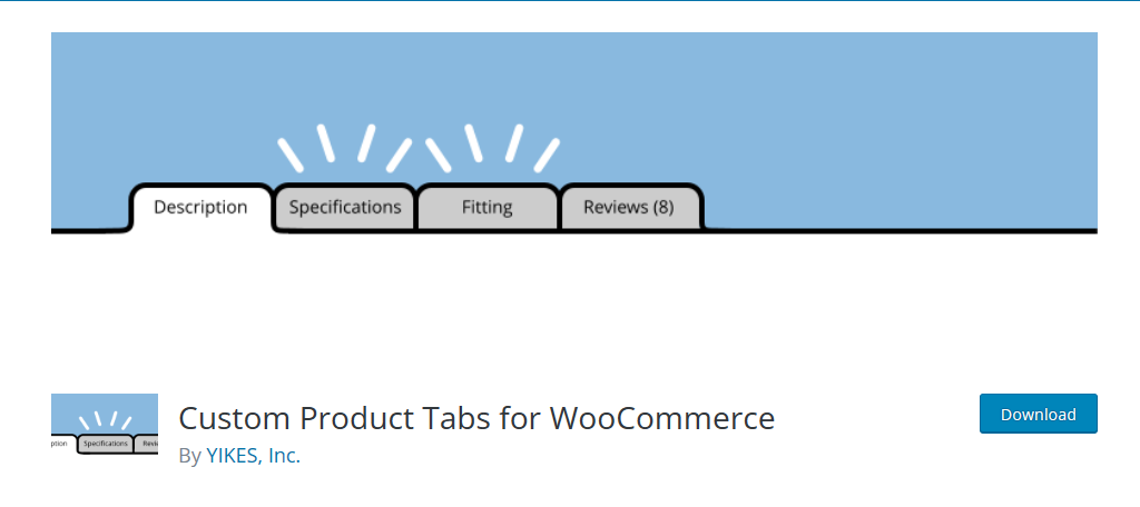 Custom Product Tabs is one of the most useful plugins for WooCommerce