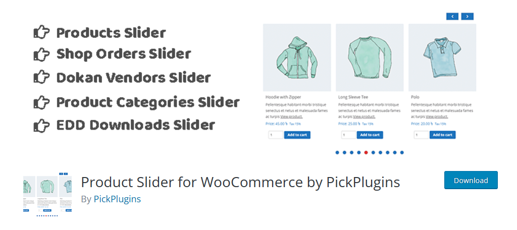 Product Slider for WooCommerce is among the most useful plugins