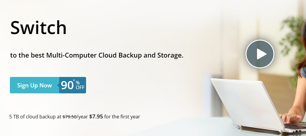 iDrive is one of the best cloud backup services for business