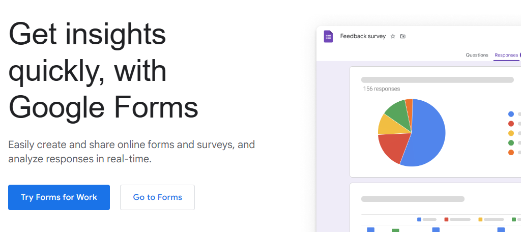 Google Forms is one of the best online survey tools