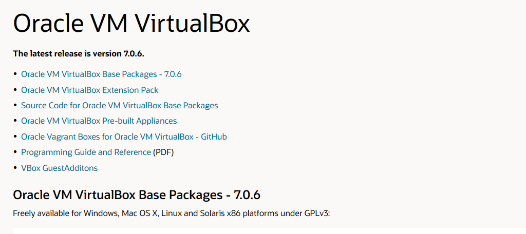 Oracle VM VirtualBox