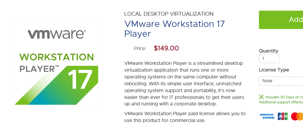 VMWare Workstation Player