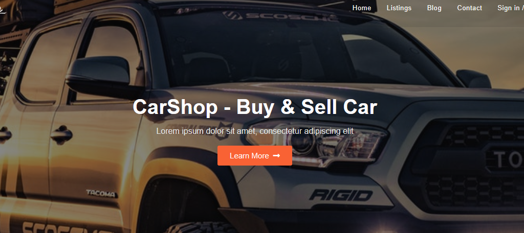 OceanWP is one of the best WordPress themes for Car dealerships