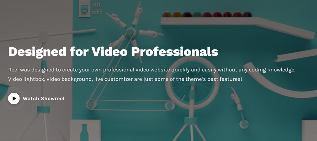 Reel is the best video theme for WordPress