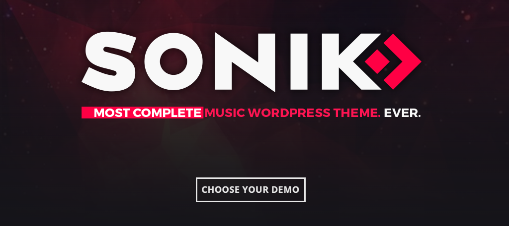 Sonik is one of the best podcast themes for WordPress