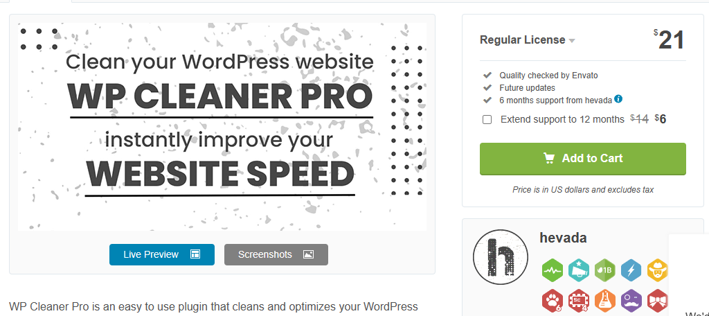 WP Cleaner Pro