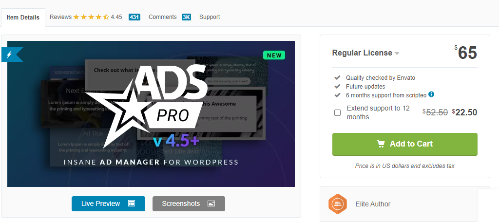 Ads Pro is one of the best WordPress advertising plugins