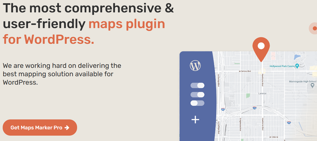 MapMarker Pro is the best map plugin for WordPress