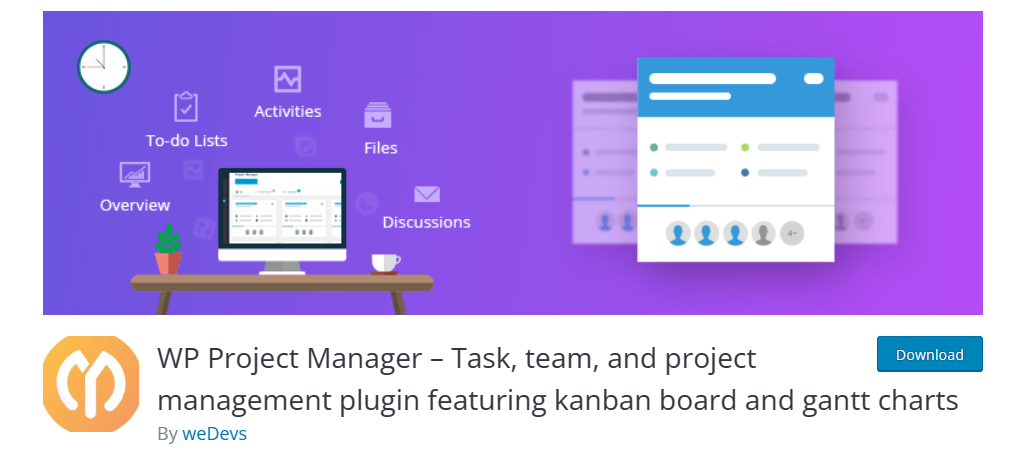 WP Project Manager is one of the best project management plugins for WordPress