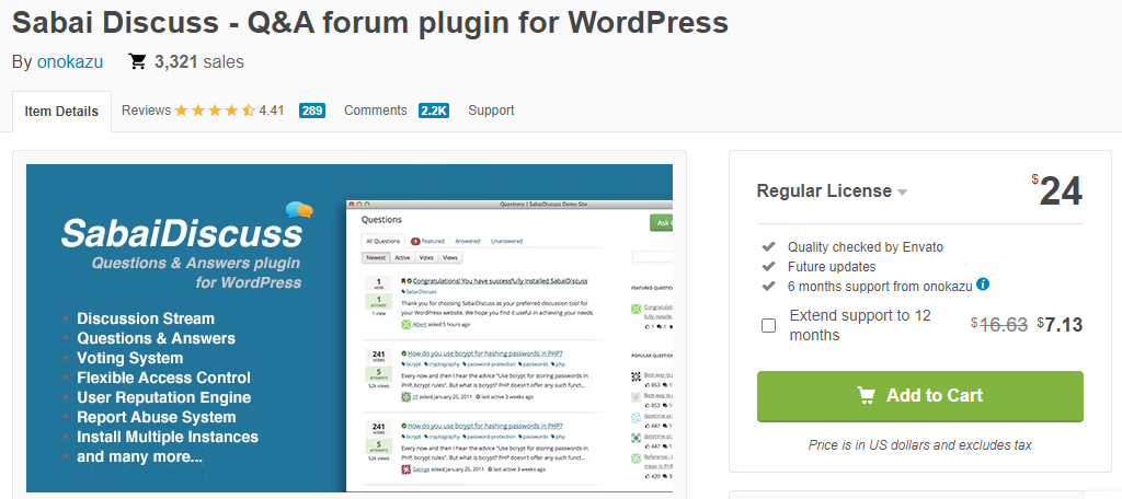 Sabai Discuss is one of the best forum plugins for WordPress