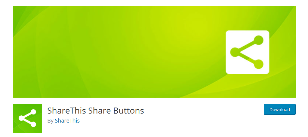 ShareThis Share Buttons is one of the best social media plugins for WordPress
