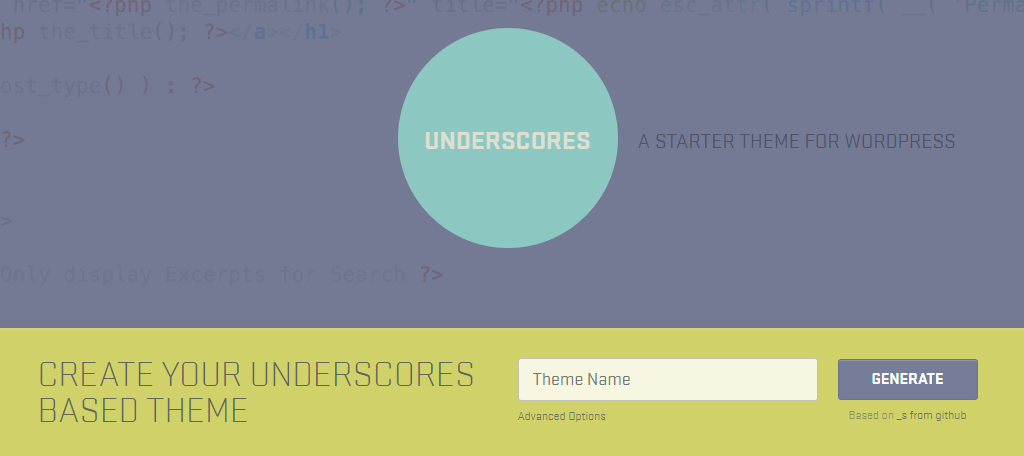 Underscores WordPress Starter Theme