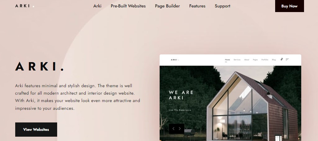 Arki Architecture Theme for WordPress