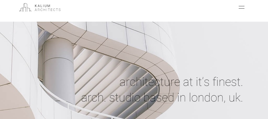 Kalium Theme for Architects