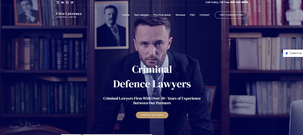 Astra Lawyer Theme