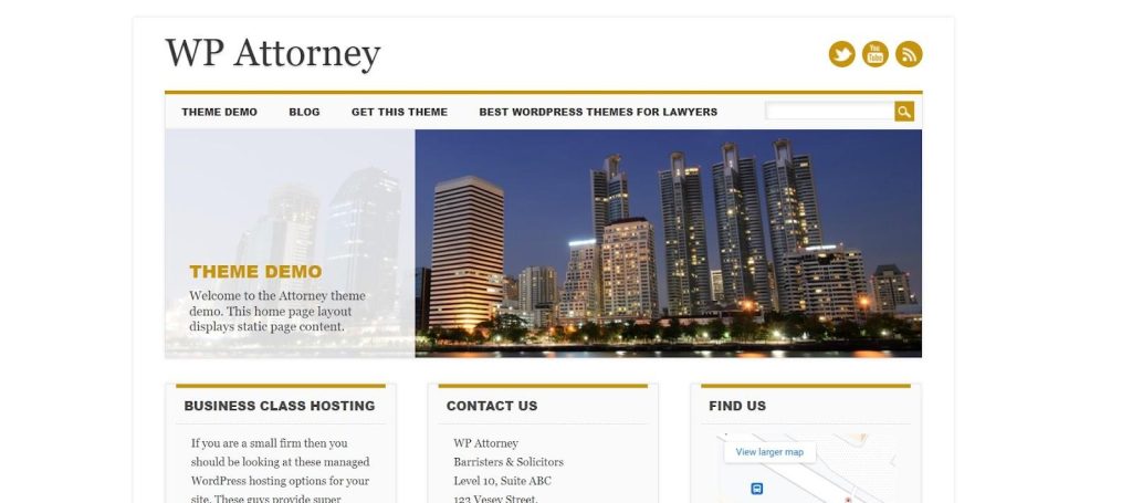 WP Attorney Theme