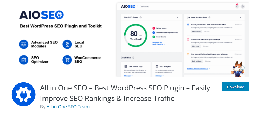 All In One SEO is a great tool to improve WordPress SEO