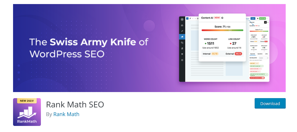 Rank Math SEO for WordPress