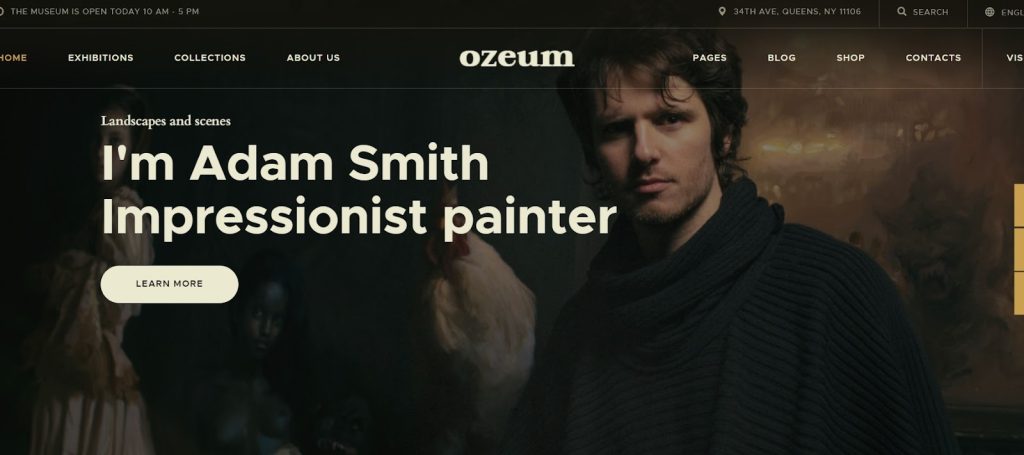 Ozeum WordPress Art Gallery