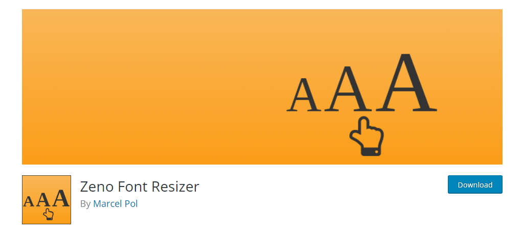 zeno font resizer fonts plugins