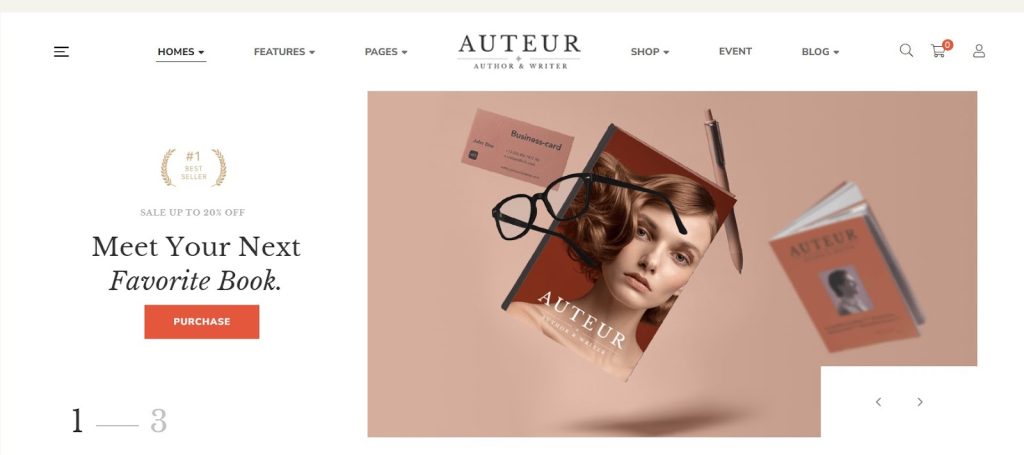 Auteur Theme for WordPress and eBooks