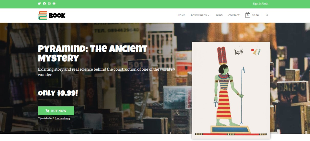 Book Theme for eBooks in WordPress