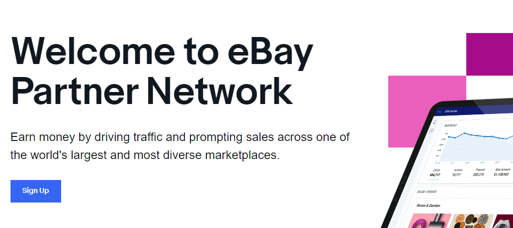 eBay Partner affiliate network