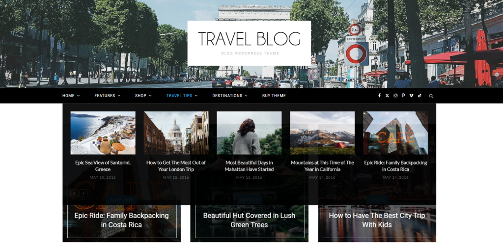 cheerup wordpress travel blog theme